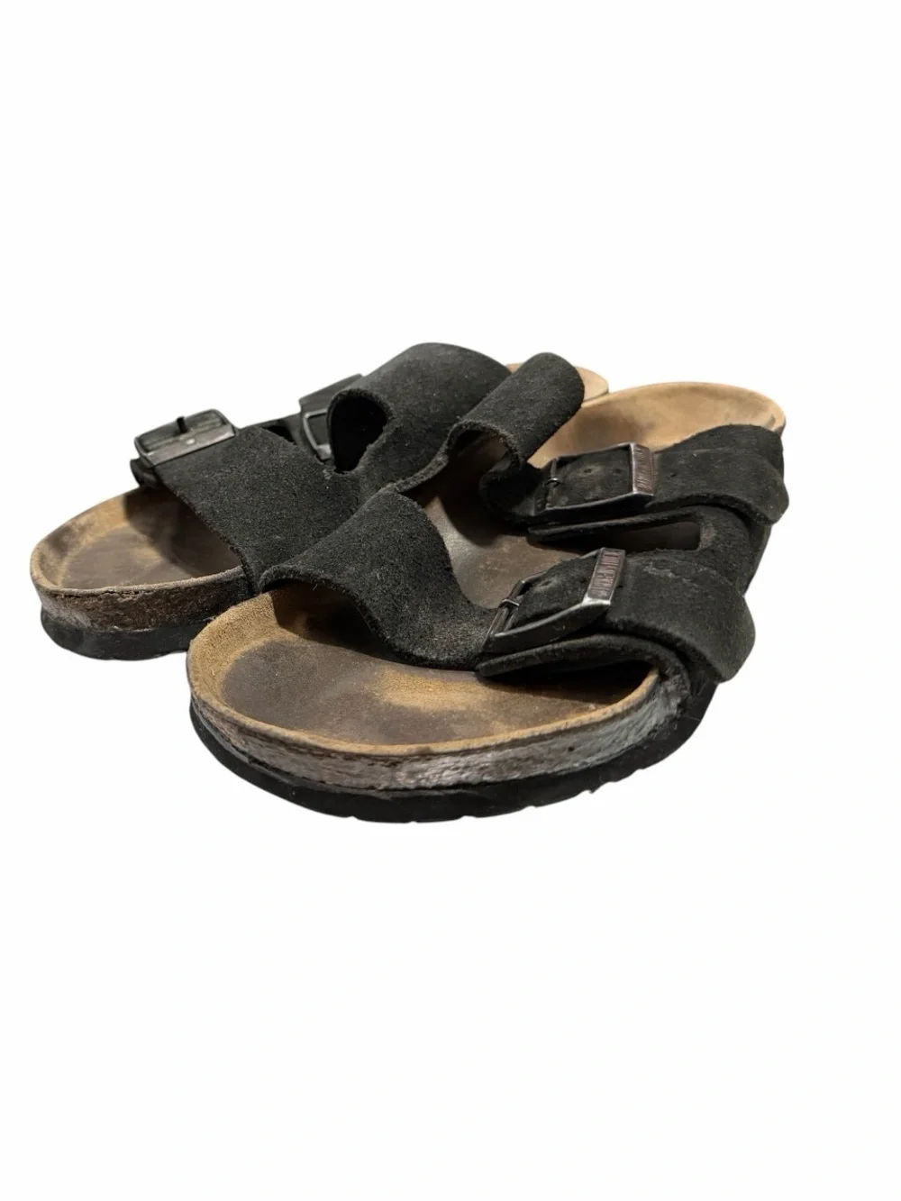 Birkenstock Arizona Black Suede Sandals